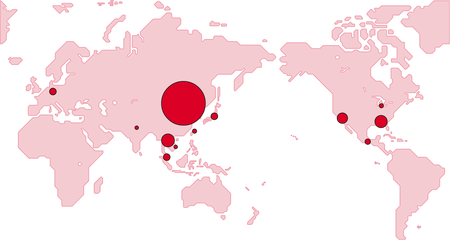 世界10カ国・30拠点以上