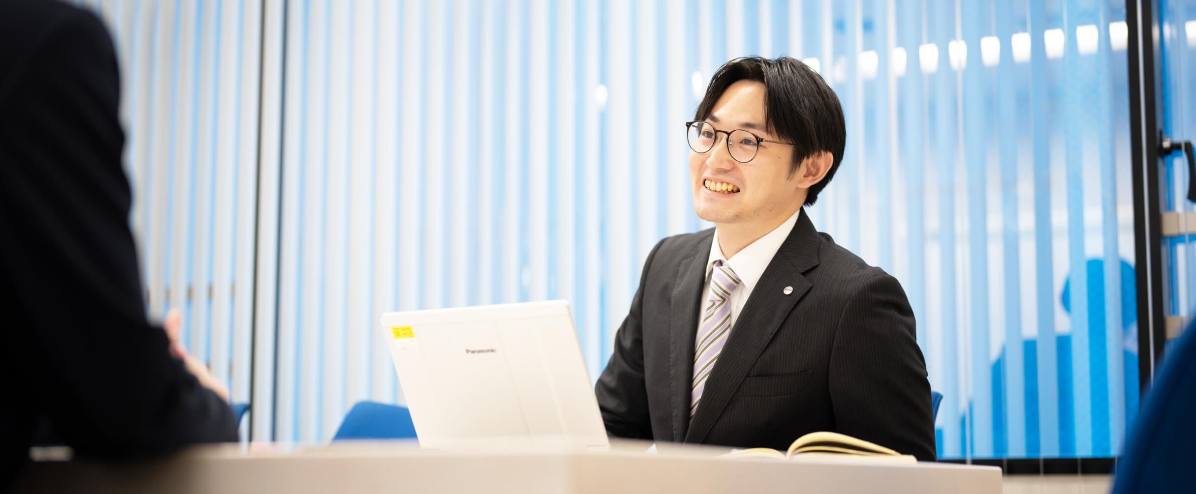 若手社員の一日